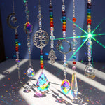 Crystal Star Hexagon Diamond Prisms Hanging Rainbow Chaser Lighting Accessories