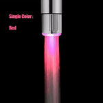LED Temperature Sensitive 3-Color Light-up Faucet Kitchen Bathroom Water Saving  Tap Nozzle