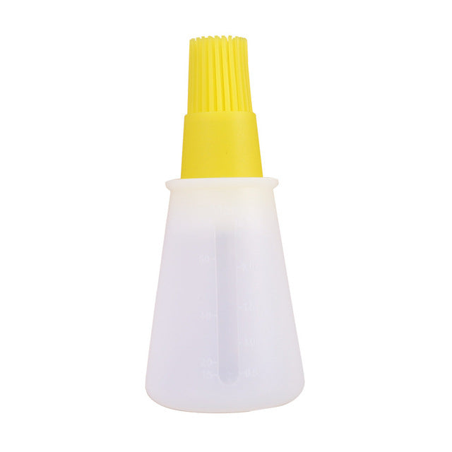 Kitchen Silicone Oil Bottle Oil Brush Baking Grill Oil Brush Kitchen Baking BBQ Tool