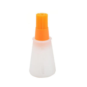 Kitchen Silicone Oil Bottle Oil Brush Baking Grill Oil Brush Kitchen Baking BBQ Tool