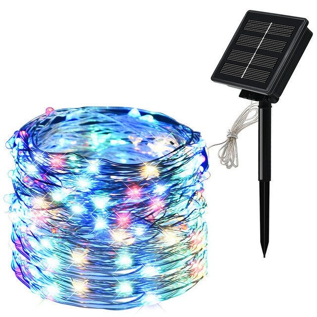 LED Solar Light Waterproof Fairy Garland String Lights Decoration