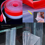 Window Door Bottom Self Adhesive Silicone Rubber Seal Weathering Strip Door Sealing Bar