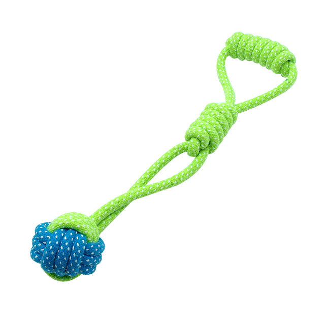 Cotton Dog Rope Toy Knot